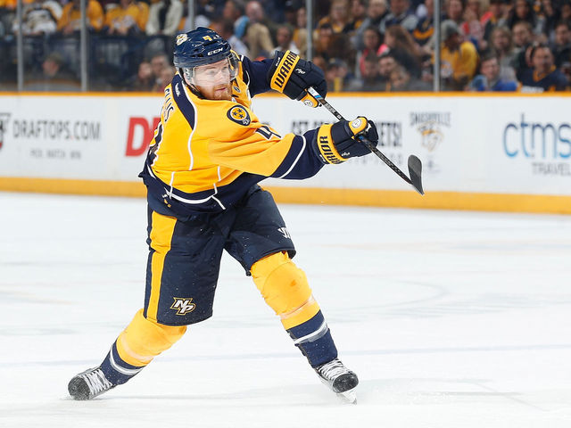 VIDEO: Ryan Ellis blast shatters Niemi's water bottle