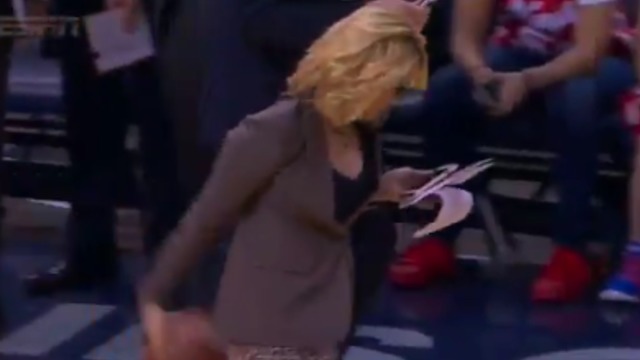 VIDEO: ESPN's Doris Burke shows off dribbling skills