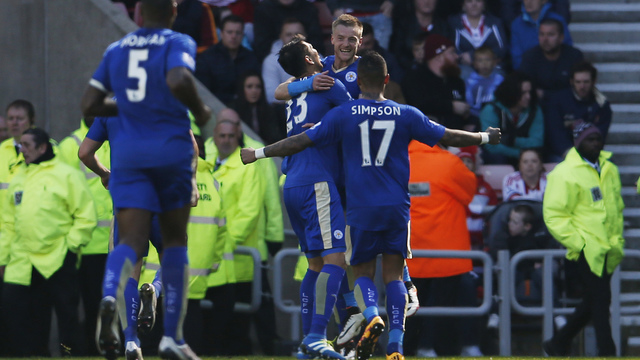 Vardy becomes 1st Leicester player to score 20 top-flight goals since 1984-85 season