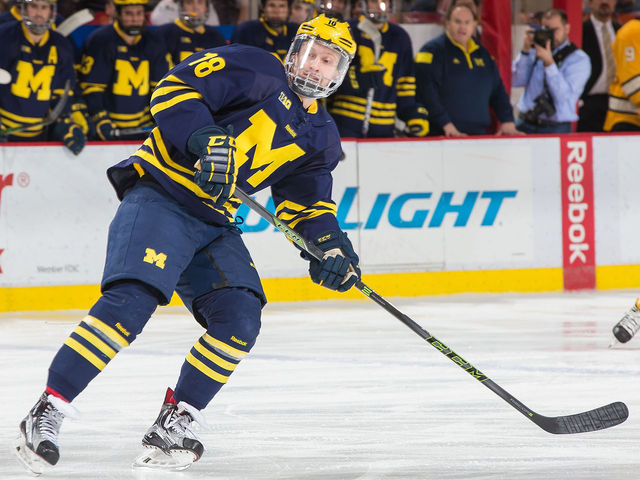 Michigan's Kyle Connor officially signs with Jets