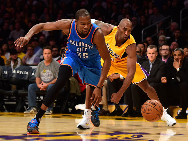 Durant admires Kobe's style of 'controlled recklessness'