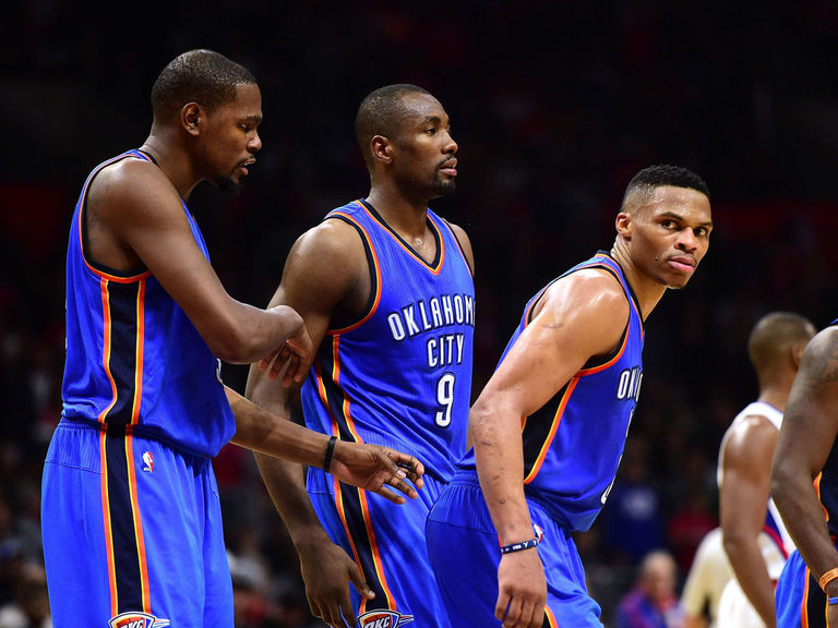 Thunder resting Durant, Westbrook, Ibaka vs. Spurs | theScore.com