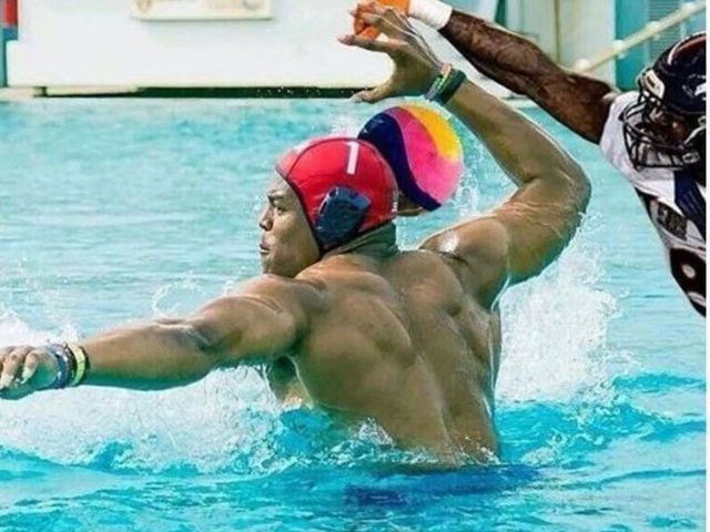 Von Miller trolls Cam Newton with 'water polo sack'