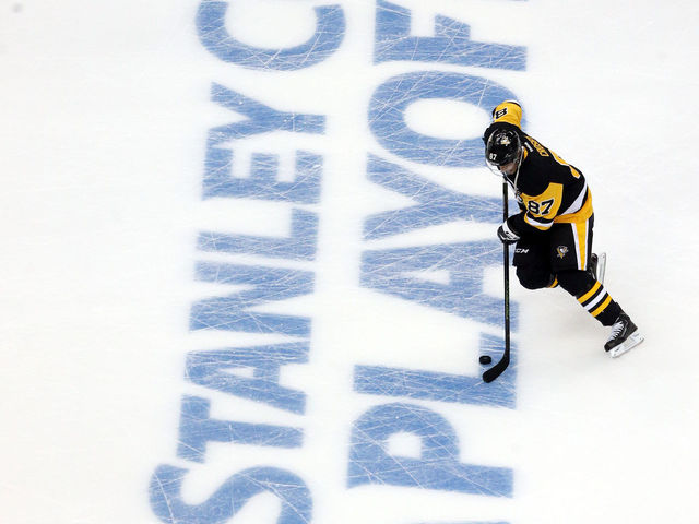 Crosby climbs to 6th in playoff per-game scoring after stellar Game 1