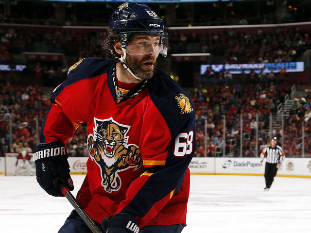 Panthers re-sign Jagr to 1-year deal