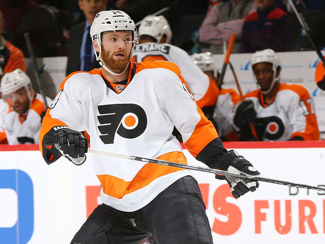 Couturier exits Game 1 after crushing hit from Ovechkin