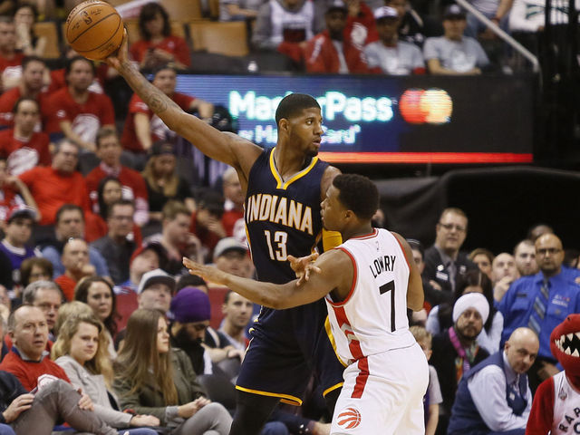 Paul George ensures Raptors' Game 1 woes continue