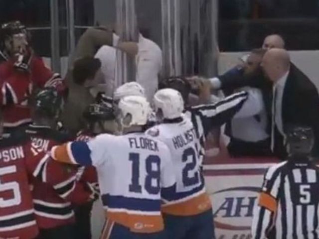 Huge AHL brawl erupts between Devils, Islanders affiliates