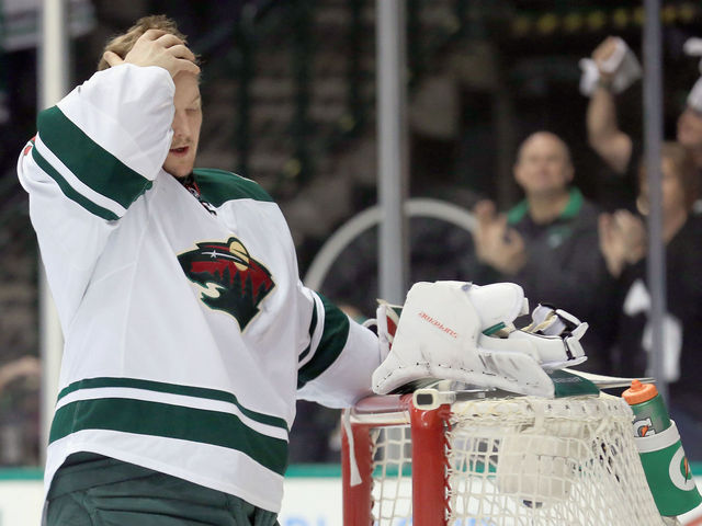 Dubnyk sounds off on controversial Roussel goal