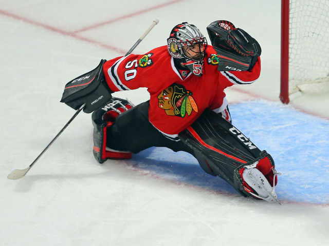 Corey Crawford surprised with Blues' resiliency: 'They're not the same team'
