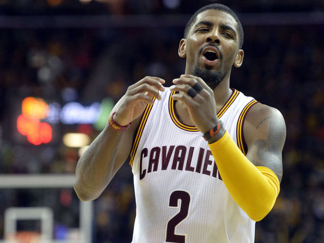 Watch: Kyrie Irving's different handshake for each teammate