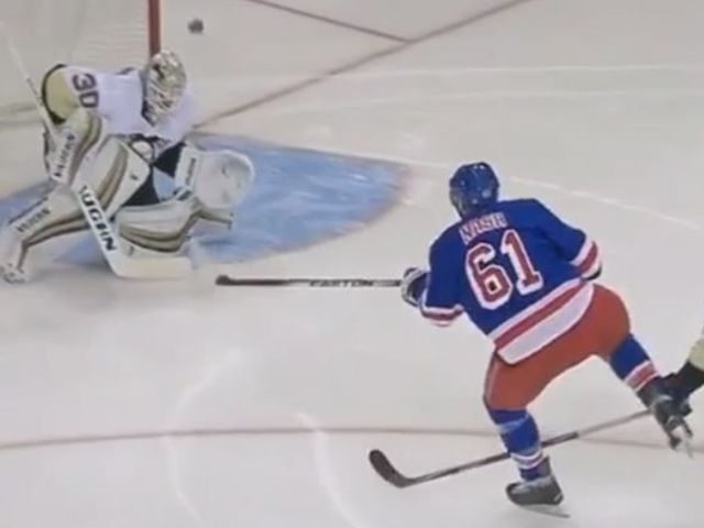 Rick Nash scores 1st career short-handed playoff goal