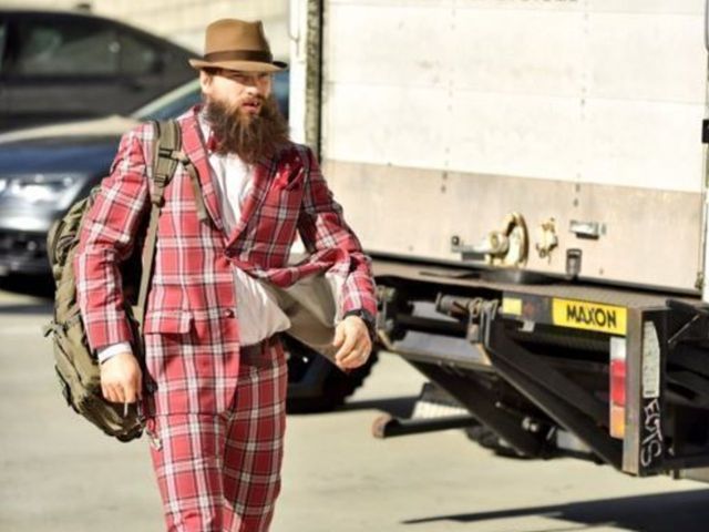 Brent Burns' suit game can't be beat