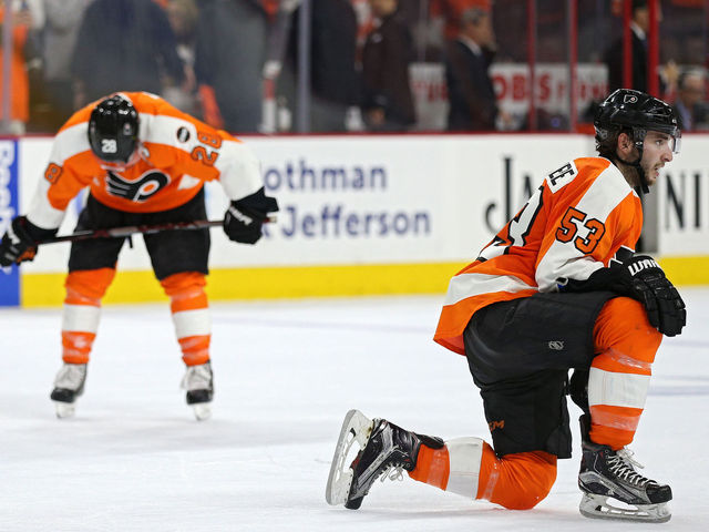 Giroux, Simmonds refuse to make excuses: 'Not good enough'
