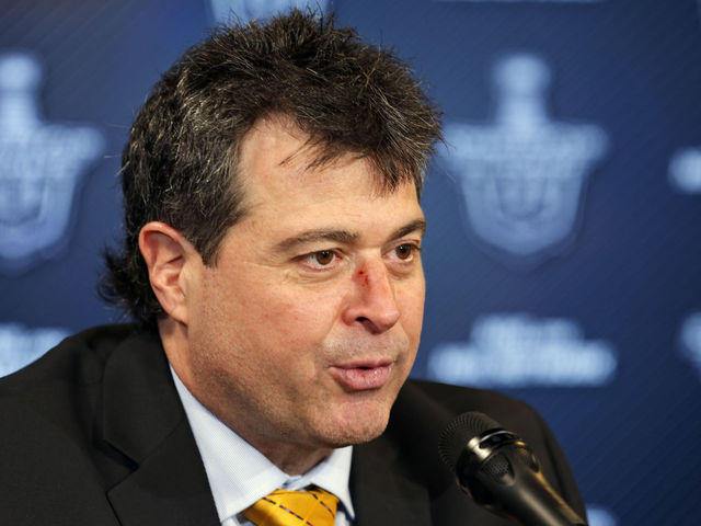 Capuano 'good' after taking puck to face