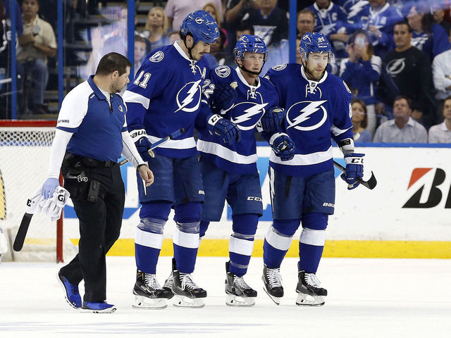 Lightning's Condra 'doing a lot better' after scary hit