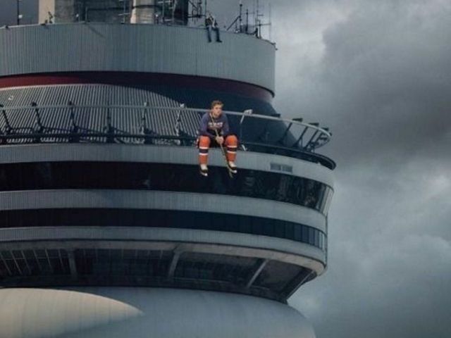 Connor McDavid recreates Drake's album art