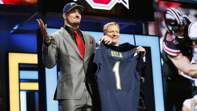 Report: Joey Bosa skipping Chargers minicamp amid contract dispute