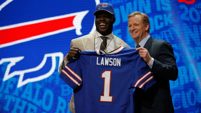 Bills GM: Former 1st-rounder Lawson 'hasn't lived up' to expectations
