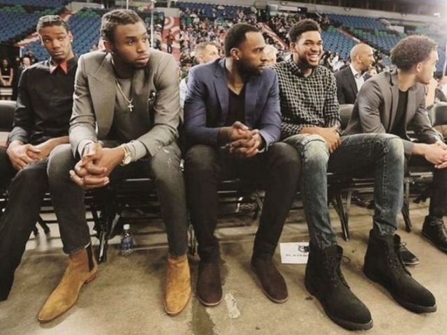 Karl-Anthony Towns has massive feet