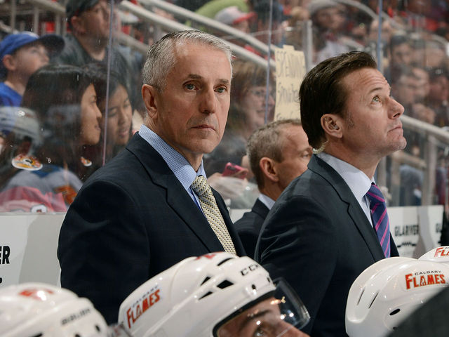 Flames fire head coach Bob Hartley