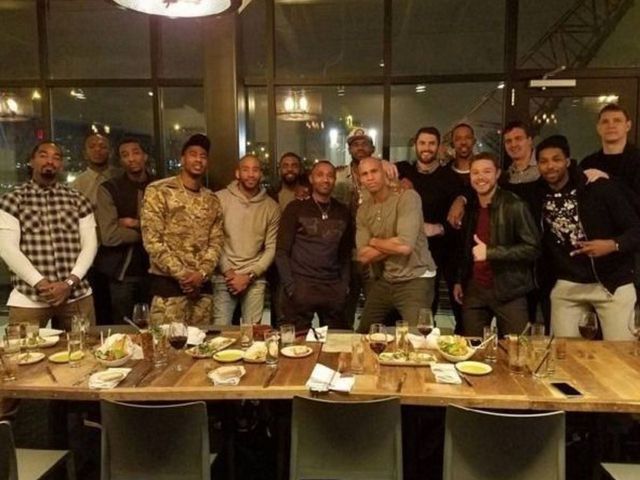 Cavaliers players meet for team dinner