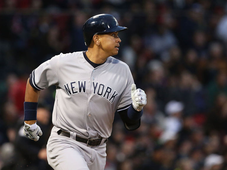 Watch: A-Rod gives HR bat to young fan honoring late father | theScore.com