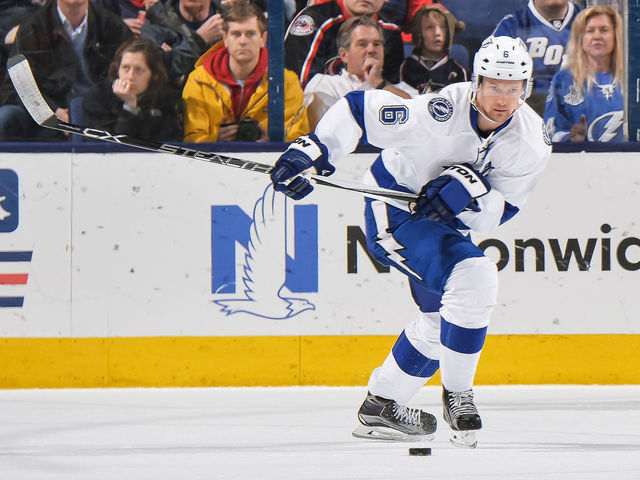 Lightning's Stralman skating, 'not near ready' for game action