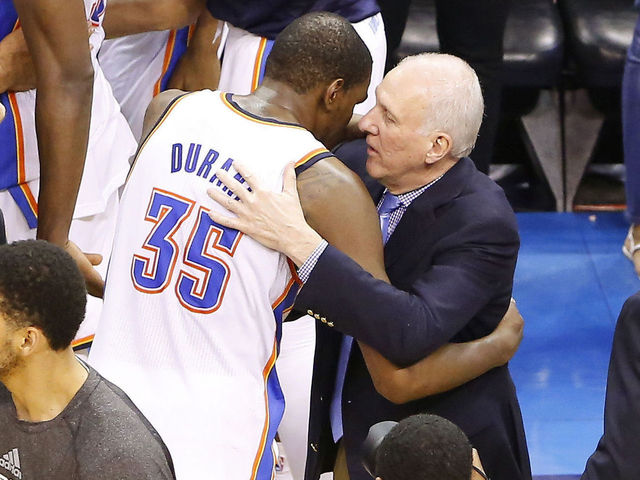 Durant sings praises of Pop: Coaching 'most important thing in this league'