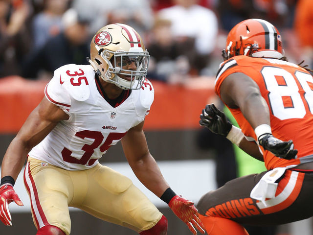 49ers moving Reid from safety to linebacker