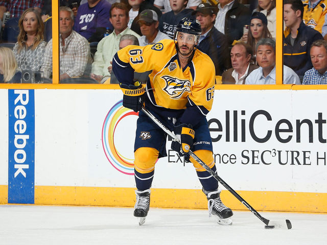 Predators' Ribeiro scratched for Game 3, Aberg makes NHL debut
