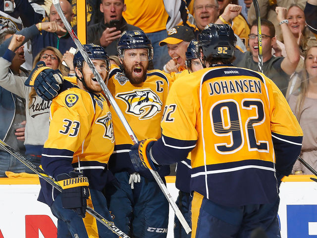 Weber, Predators bite back in Game 3 victory over Sharks