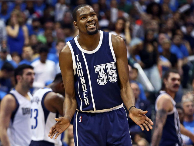 Durant on his height: 'When I'm talking to women, I'm 7-feet'