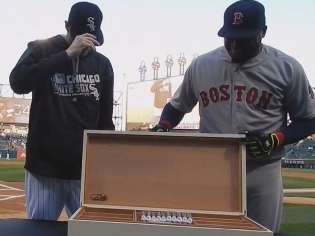 Big Papi thanks White Sox for latest farewell gift