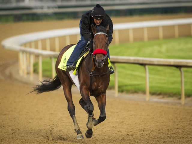 Kentucky Derby favorite Nyquist visits with Stanley Cup