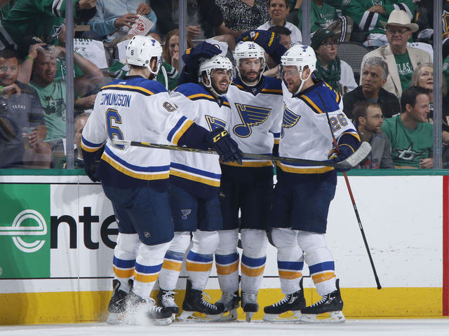 Blues take series lead with commanding Game 5 victory