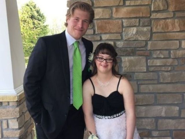 Brock Boeser takes high school student with Down syndrome to prom