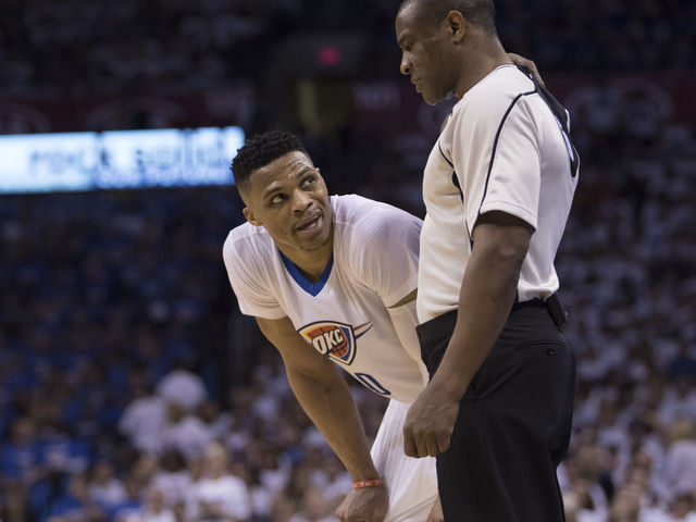 Westbrook T'd up after getting in official's face