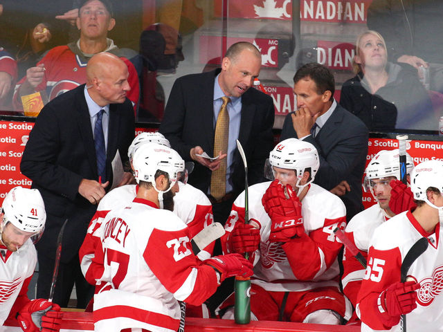 Red Wings looking for 2 new assistants, goalie coach