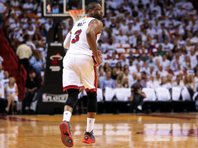 Wade passes Magic Johnson for 13th on all-time playoff scoring list