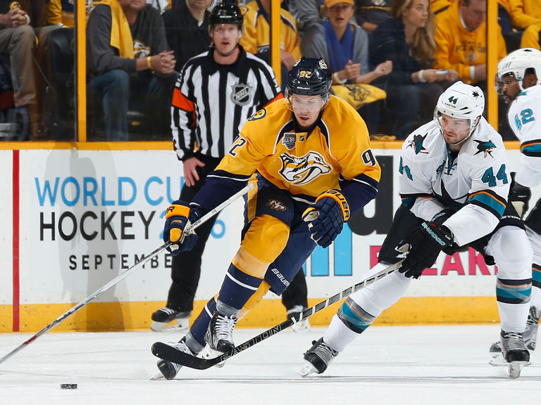 Watch: Predators' Johansen preys on Sharks with killer dangle