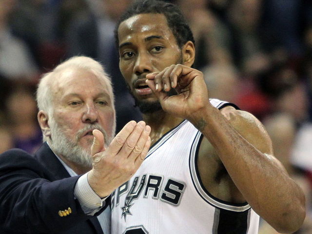 Popovich: 'Pretty obvious' Leonard fouled Westbrook