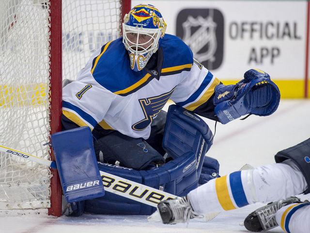 Elliott steps up for Blues as goalie questions abound for Stars