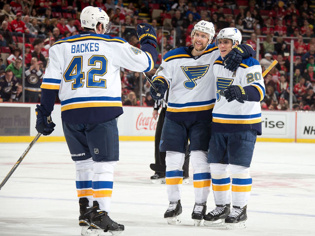 Hitchcock happiest for longest-tenured Blues