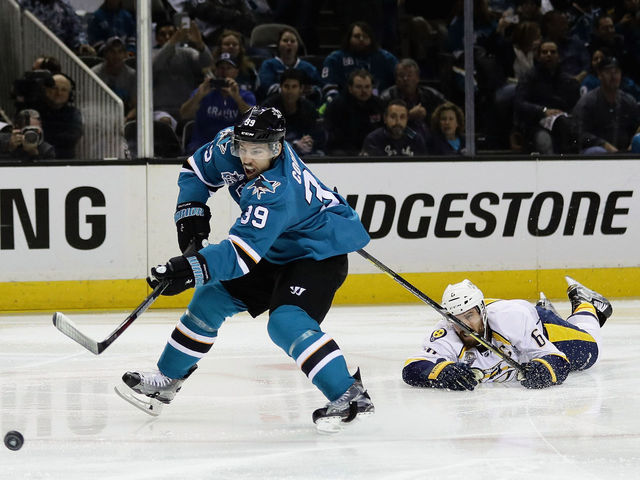 Sharks' Couture sets franchise record with 11-point series