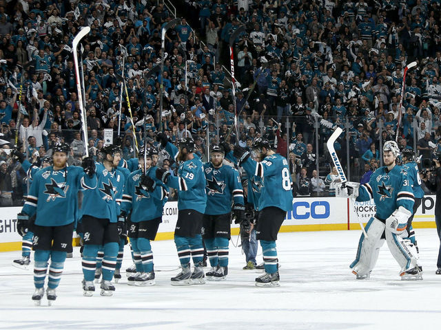 Sharks riding home-ice streak going into Conference finals