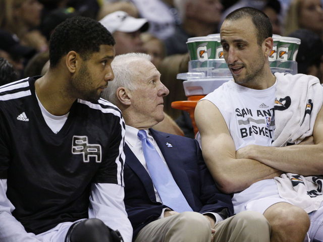 Popovich unsure if Duncan, Ginobili will return next season