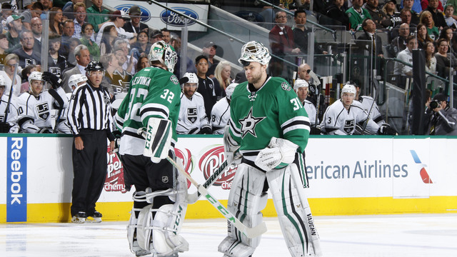 Stars' Nill comfortable starting next season with Lehtonen, Niemi