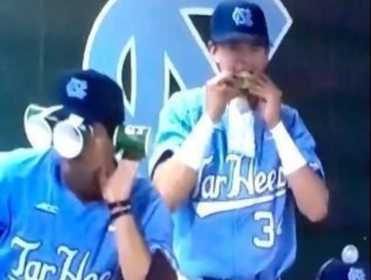 UNC Baseball Videobombs Hilarious In-Game Interview 