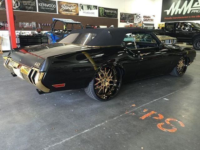 Cam Newton's 1970 Olds 442 is a gold-plated muscle machine